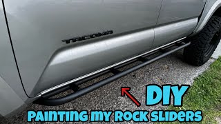 Finally got rock sliders! | DIY primer and paint | Avid Off-Road