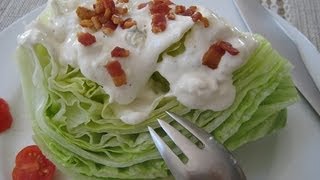 Iceberg Salad with Blue Cheese Dressing