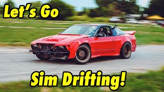 🔴Triple Monitor POV Drifting with Assetto Corsa Mods!