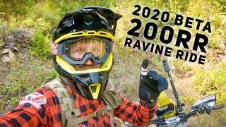 2020 Beta 200RR | Gnarly Ravine Ride