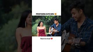 Proposing Cute Girl With Singing | @JhopdikClub #shorts #singing #viral