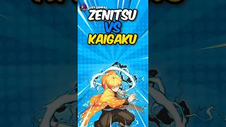 Zenitsu Vs Kaigaku The Upper Moon Six | #demonslayer #tanjiro #zenitsu #kimetsunoyaiba #shorts