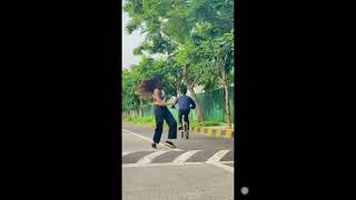 Cycle Crazy Stunt Status Video | Impress A Girl By Cycle Stunt | Cycle Dance | Cycle And Girl