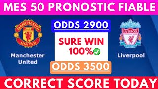 PRONOSTIC FOOT:MES PRONOSTIC FOOTBALL AUJOURD'HUI (football prediction ) CORRECT SCORE|SCORE EXACT