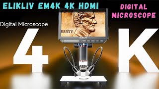 Elikliv EM4K 4K HDMI Digital Microscope