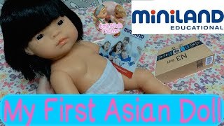 Miniland Doll Review - First Asian Baby Doll From Miniland😍 She Smells Good + Anatomically Correct