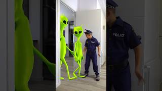 Policeman Dima meets aliens #shorts #dimakidstv