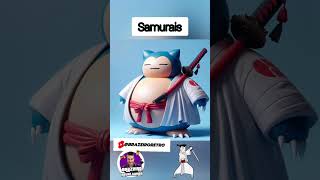 ⚔ Personagens Versão Samurais #funny #trend #viral #Asmr #shorts #status #humor #pop #samurai