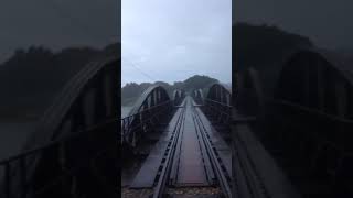 Rainy day Bridge over the River Kwai @ kanchanaburi Thailand 🇹🇭