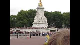 Changing of the Guards Buckingham Palace London, England Pt 1