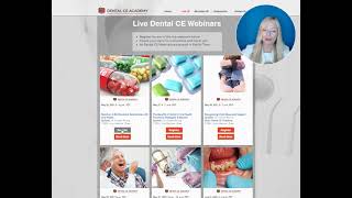 Free Dental CE Webinar. Nutrition and Oral Health. Dental CE Academy