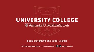 Social Movements and Social Change - MLA Lecture Series