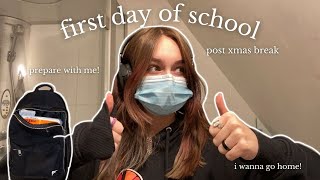 first day of school + prepare with me | vlog #4