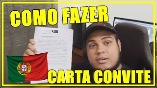 COMO FAZER CARTA CONVITE