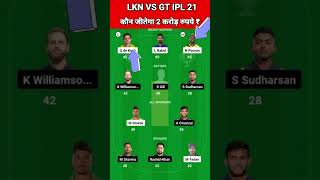 LKN vs GT Dream11 Team Prediction Today 2024