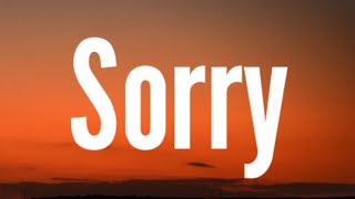 Justin Bieber - Sorry (Lyrics)