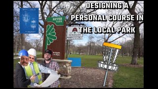 Making Our Own Disc Golf Course at Bever Park in Cedar Rapids, Iowa