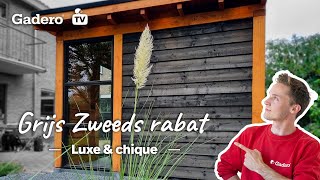 Zweeds rabat grijs gespoten | Luxe uitstraling voor je schutting of wand!