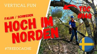 Schweden 🇸🇪 Der nördlichste TOC in Europa - no T5 Geocaching - #VerticalFun #treeocache