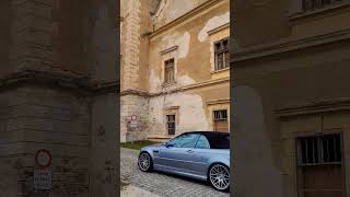 BMW M3 E46 in the castle #bmw #sportscar #e46 #m3 #bmwm3 #castle #shorts