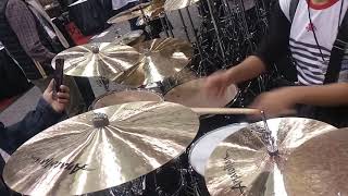 RICKSON RUIZ -NAMM 2020 Trying out the Anatolian Cymbals. Bawal malakas na palo!!!