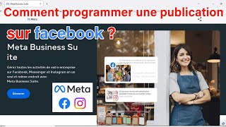 Comment programmer une publication sur Facebook ?