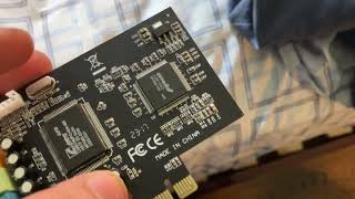 PCI Express Sound Card Unboxing.