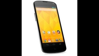 White Google Nexus 4 16 GB Unboxing