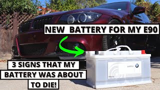 Battery Replacement on My BMW E90