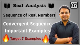 Convergent Sequence Examples | Convergent Sequence | Sequence of real numbers: 07