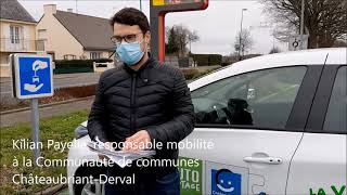 Démonstration borne autopartage à Derval