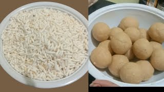 ಕಡಲೆ ಪುರಿ ಲಡ್ಡು//Kadaleouri laddu recipe #villagecooking #jayacookingvlog