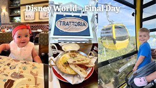 Disney World Vacation- Day 9 - Trattoria Al Forno Breakfast & Flying Home