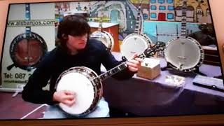 Here is a Handcrafted Alsbanjo beeing played by David Whelan many moons ago.