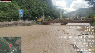 Air Meluap di Ngarai Sianok  Objek Wisata Bukittinggi _ Agam