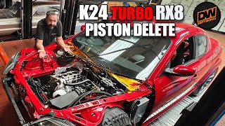 Piston Delete K24 Turbo. Blowing up the new RX8 Track Car