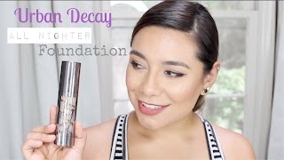 Urban Decay All Nighter Foundation | Reseña & Demo | Lulubella83