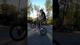 Bmx Wheelie went over Handlebars