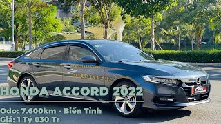 Honda Accord 2022 Nhập Thái Siêu Đẹp | Lướt Nhẹ 7600km | Option Đầy Đủ