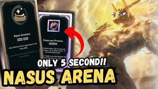 Nasus's Arena: 2v2v2v2 with Apex Inventor - 300% Item Haste on Heartsteel Stacks! League of Legends