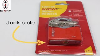 [110] AMtech 50mm padlock bypassed raked open