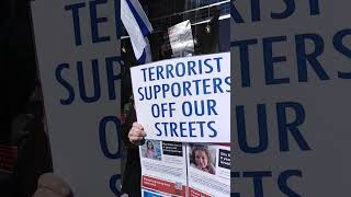 United Kingdom against antisemitism protest in Brighton