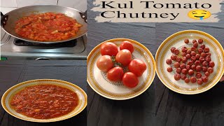 Kul Tomato Chutney Recipe | Bengali Style Chutney | Jujube Tomato Chutney 🍅