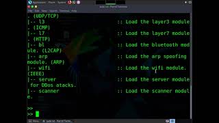 CyberQ CEHv12 Mod010 Lab01 Task03 Perform a DoS Attack using Raven-storm