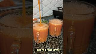 Detox drink || carrot juice || clear skin detox drink #shortsvideo #shorts #detoxdrinkforweightloss