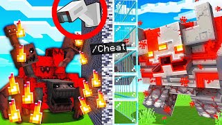 I Secretly CHEATED In a MINECRAFT Mob Battle Competition!!🤣