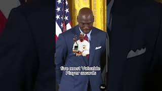 🥇 Michael Jordan Receives The Presidential Medal of Freedom 🤝🐐