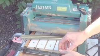 How to change the Blades in a Makita Thickness  Planer , Workshop Series #3