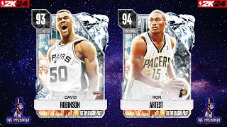 *LIVE* WELCOME TO THE SQUAD DIAMOND DAVID ROBINSON & RON ARTEST! NBA 2K24 MYTEAM