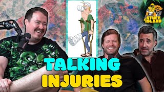 Shane Gillis talks injuries with Stuff Island